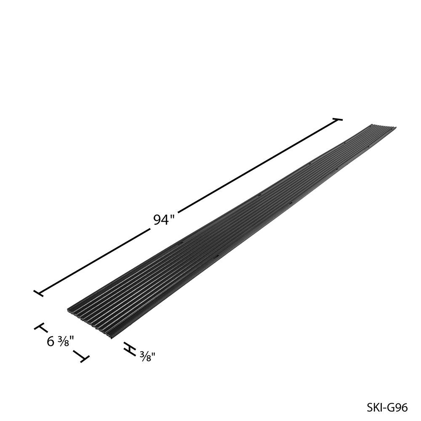 Black Ice 4 Pack 7' 10" Snowmobile Trailer Ski Guides for Friction-Free Loading - Find Fresh Goods