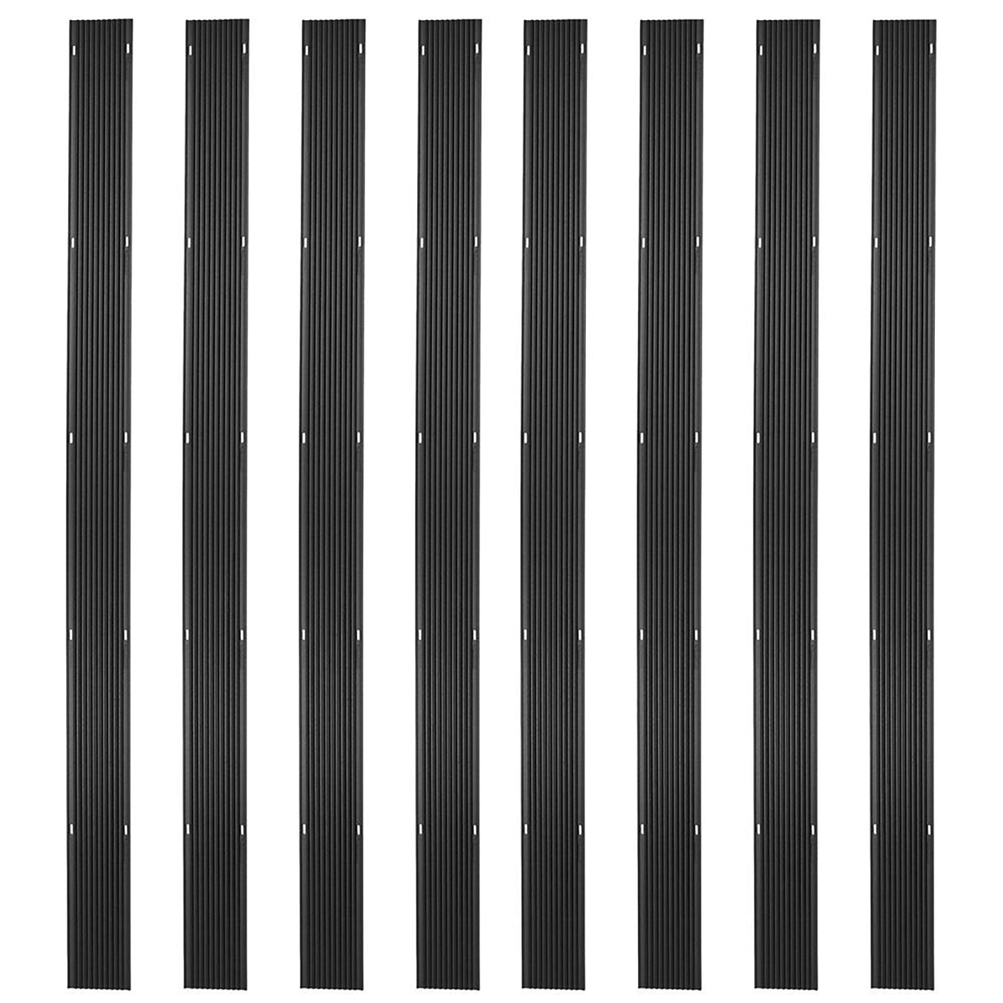 Black Ice 8 Pack 7' 10" Snowmobile Trailer Ski Guides for Friction-Free Loading - Find Fresh Goods