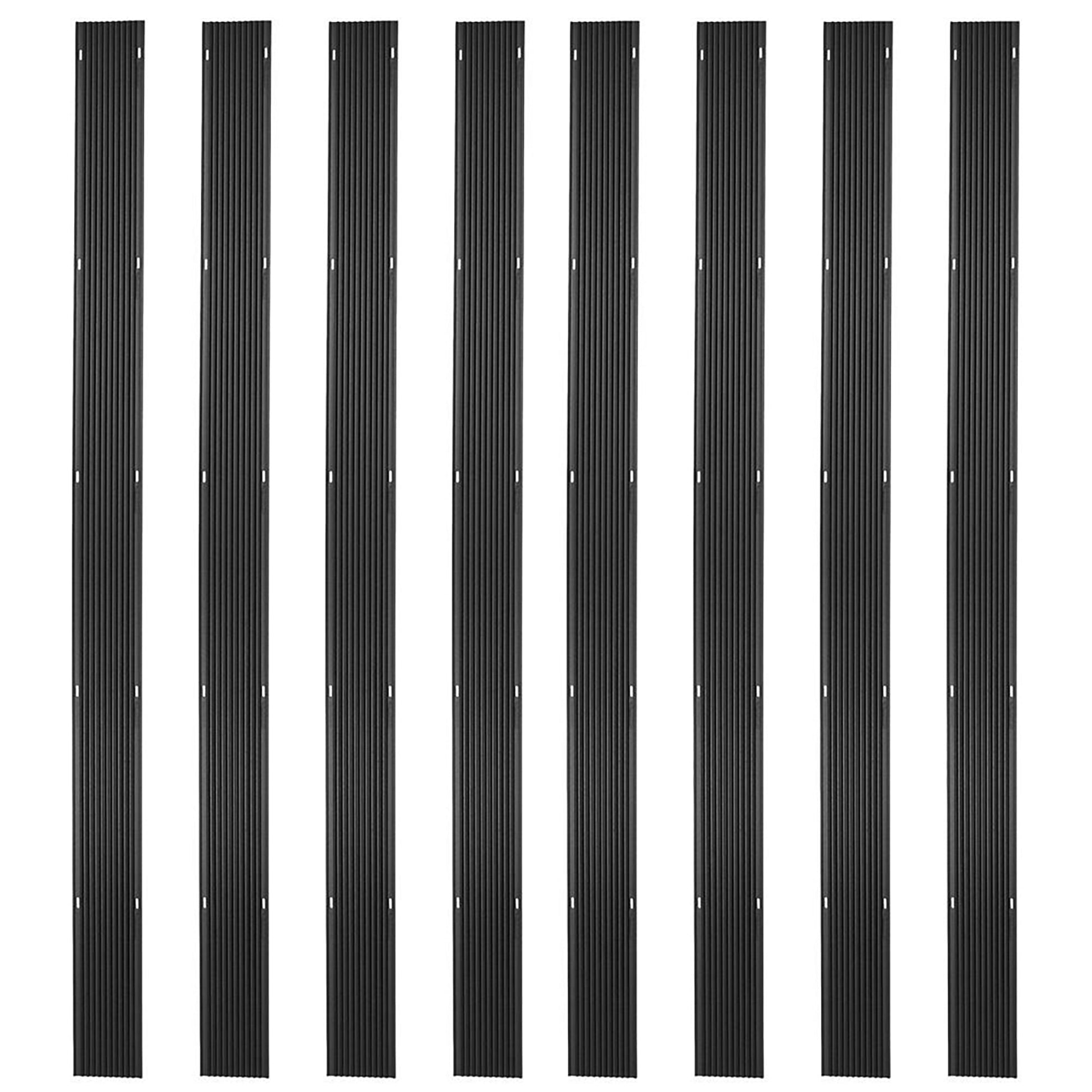 Black Ice 8 Pack 7' 10" Snowmobile Trailer Ski Guides for Friction-Free Loading - Find Fresh Goods