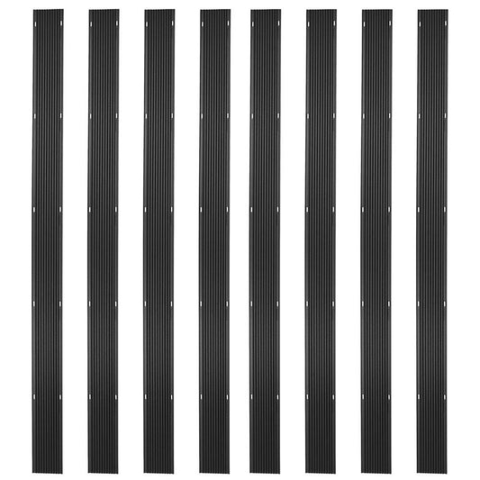 Black Ice 8 Pack 7' 10" Snowmobile Trailer Ski Guides for Friction-Free Loading - Find Fresh Goods
