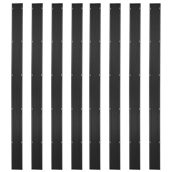 Black Ice 8 Pack 7' 10" Snowmobile Trailer Ski Guides for Friction-Free Loading