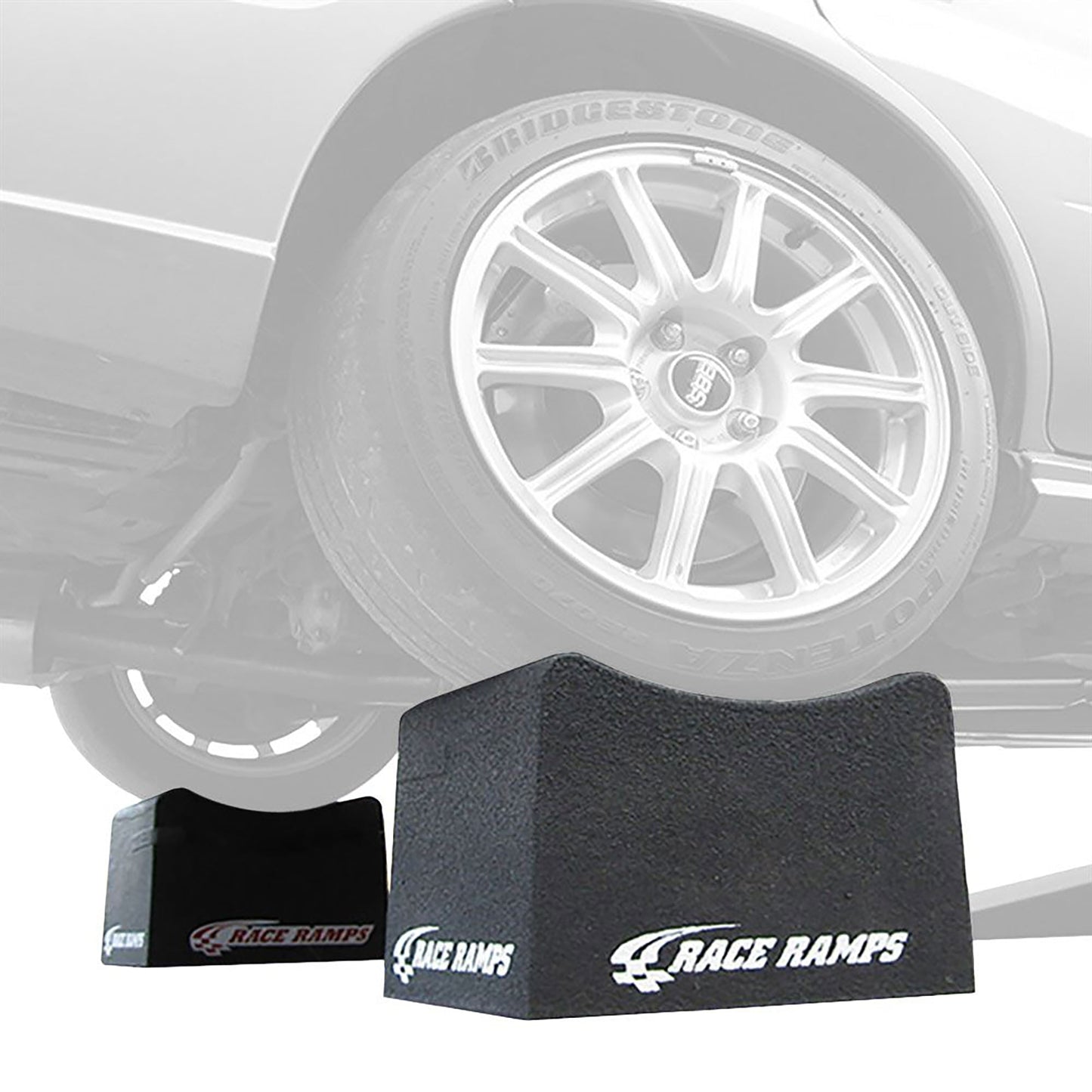 Race Ramps 10 Inch Wheel Cribs for Car Maintenance and Display, RR-WC-10, Black - Find Fresh Goods