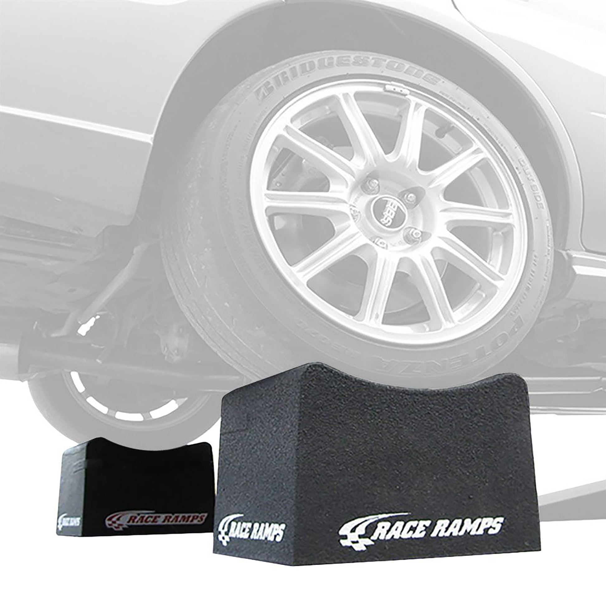 Race Ramps 10 Inch Wheel Cribs for Car Maintenance and Display, RR-WC-10, Black - Find Fresh Goods