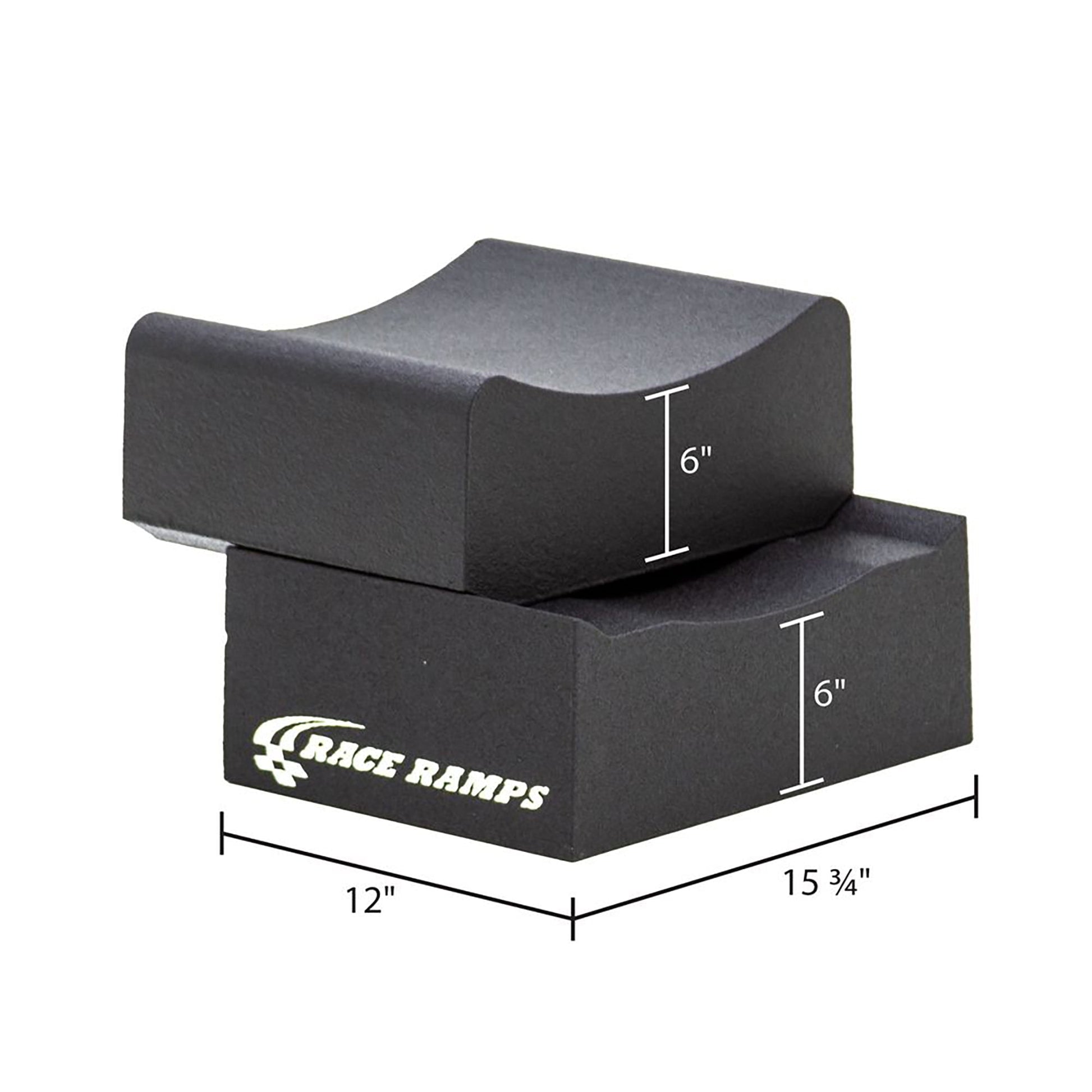 Race Ramps 12" Adjustable Wheel Cribs Car Maintenance Display, RR-WC-12-2, Black - Find Fresh Goods