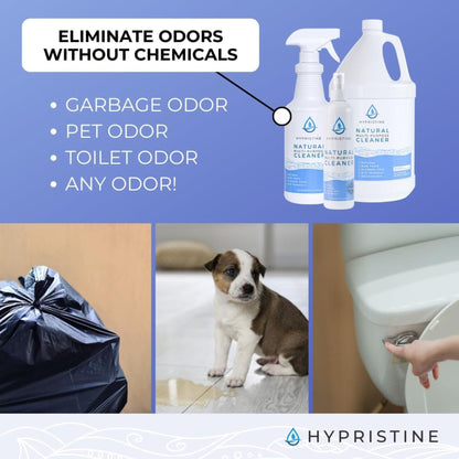 Hypristine Natural Multipurpose Surface Cleaner, 32oz Spray & 4 1 Gallon Bottles