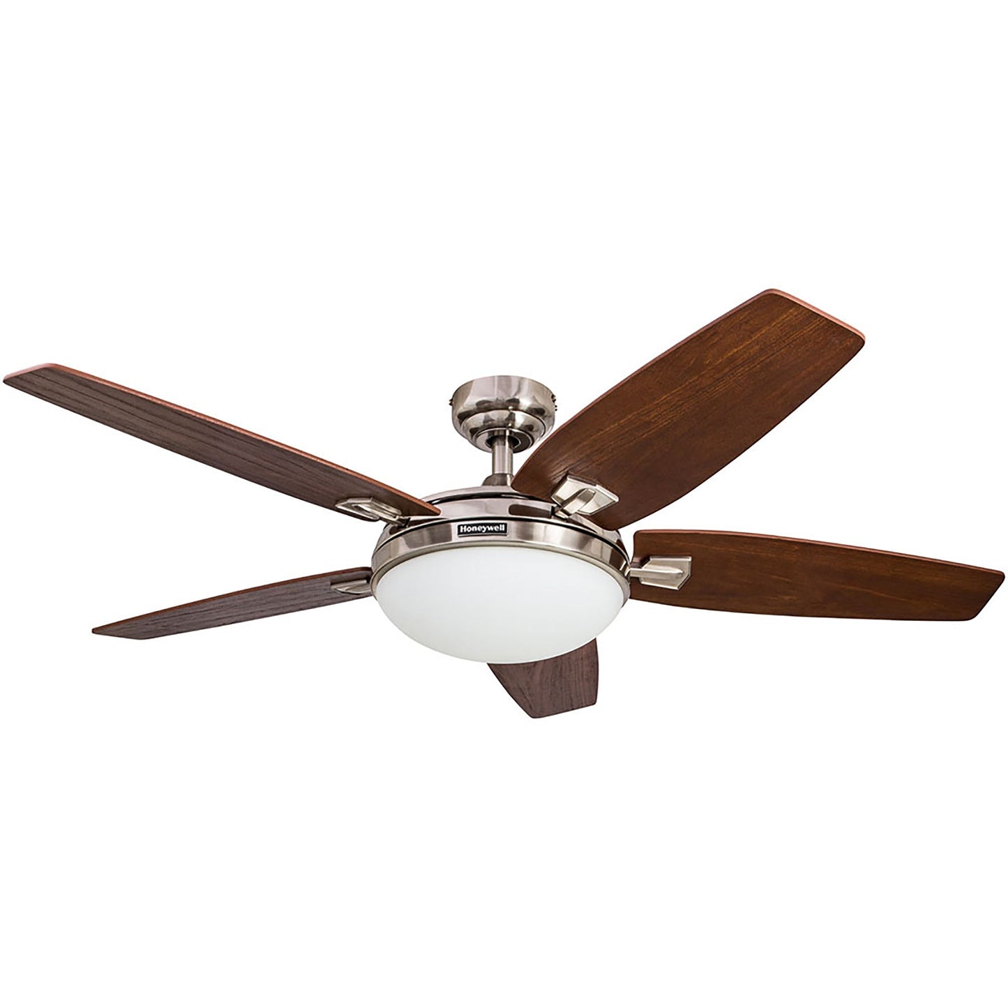 Honeywell Carmel Ceiling Fan, Quiet Motor & Remote Control, 48", Brushed Nickel
