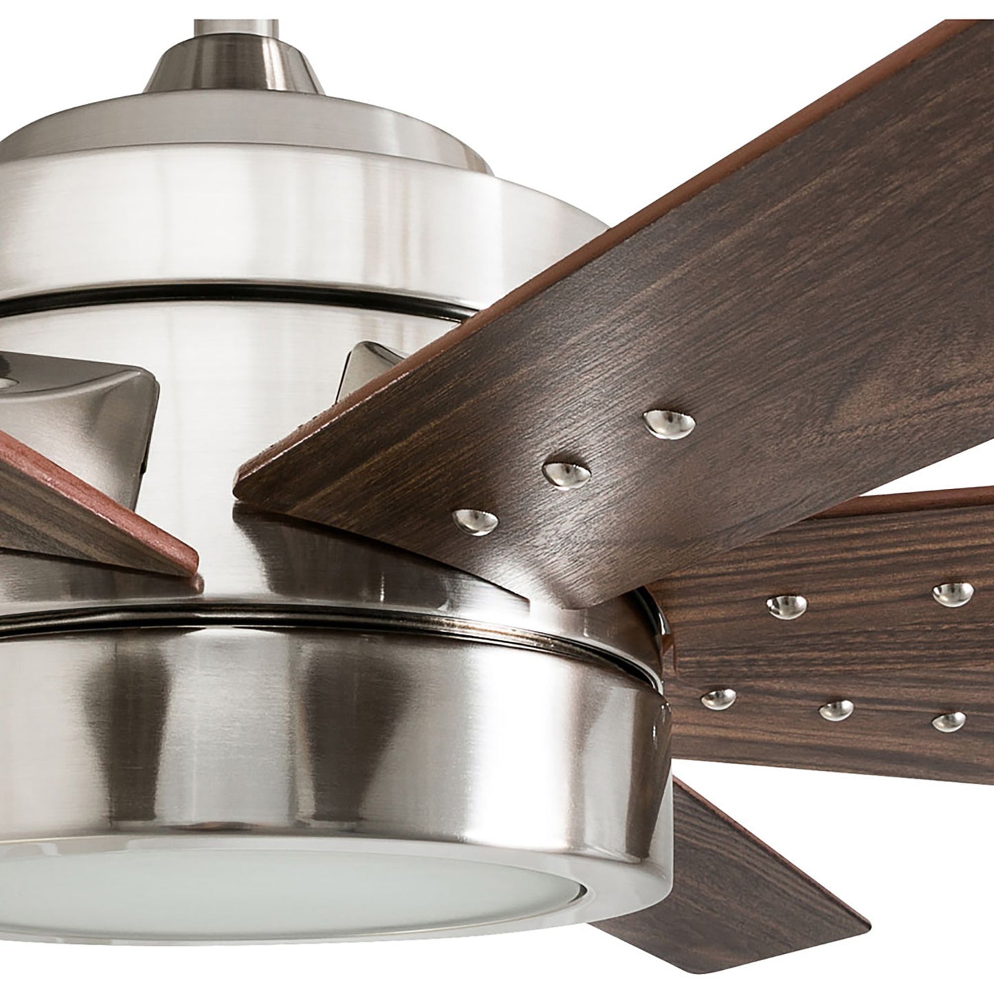 Honeywell Xerxes Ceiling Fan, Quiet Motor & Remote Control, 62", Brushed Nickel