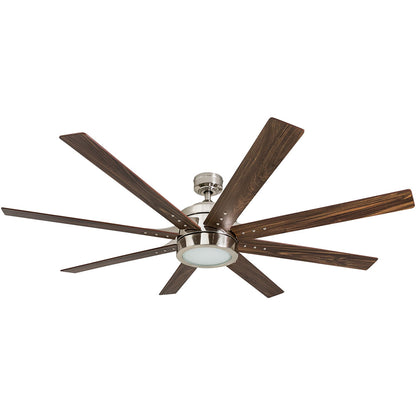 Honeywell Xerxes Ceiling Fan, Quiet Motor & Remote Control, 62", Brushed Nickel