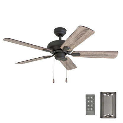 Prominence Home Russwood 42 Inch Farmhouse Ceiling Fan with No Light, Bronze