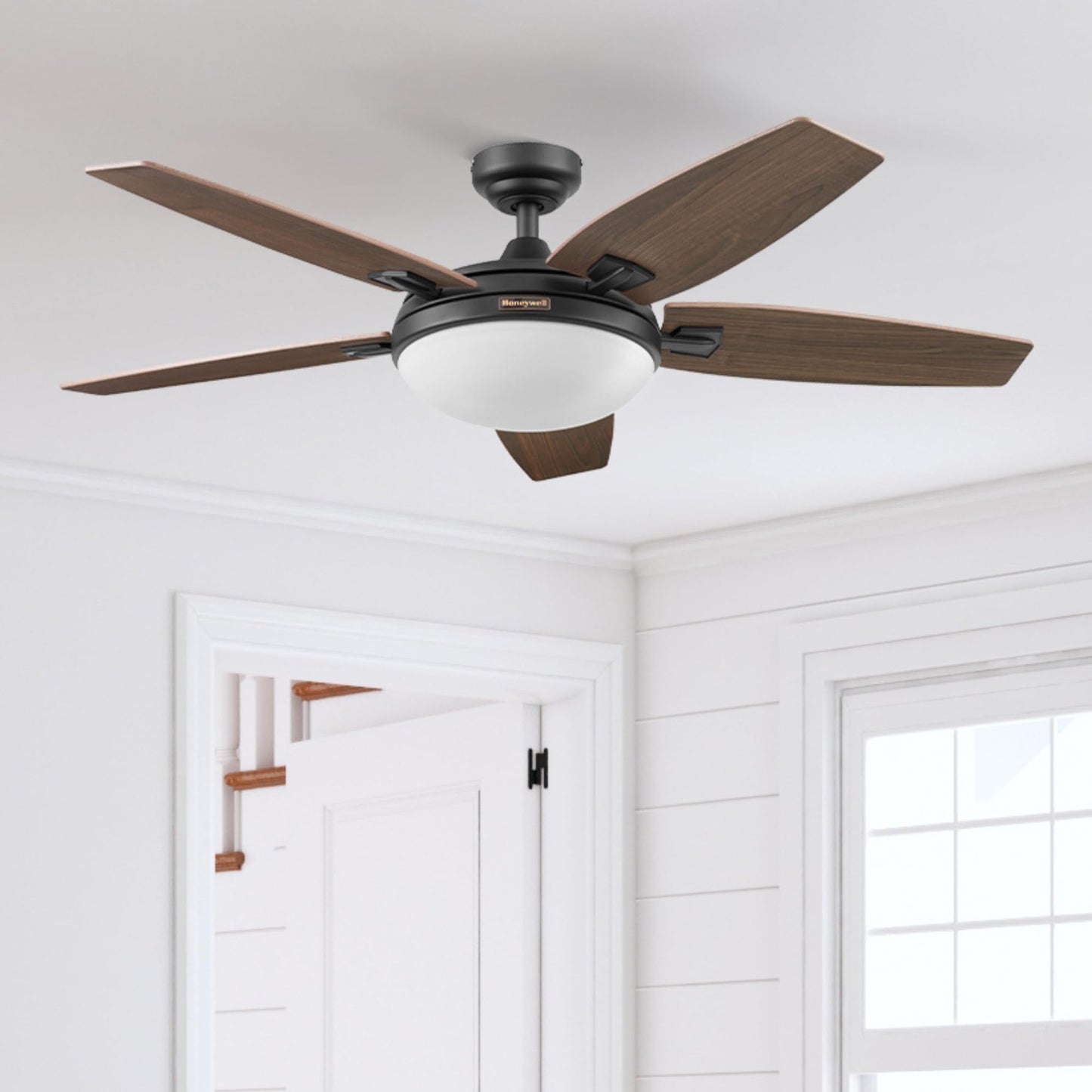 Honeywell Carmel Ceiling Fan, Quiet Motor and Remote Control, 48 Inch, Bronze