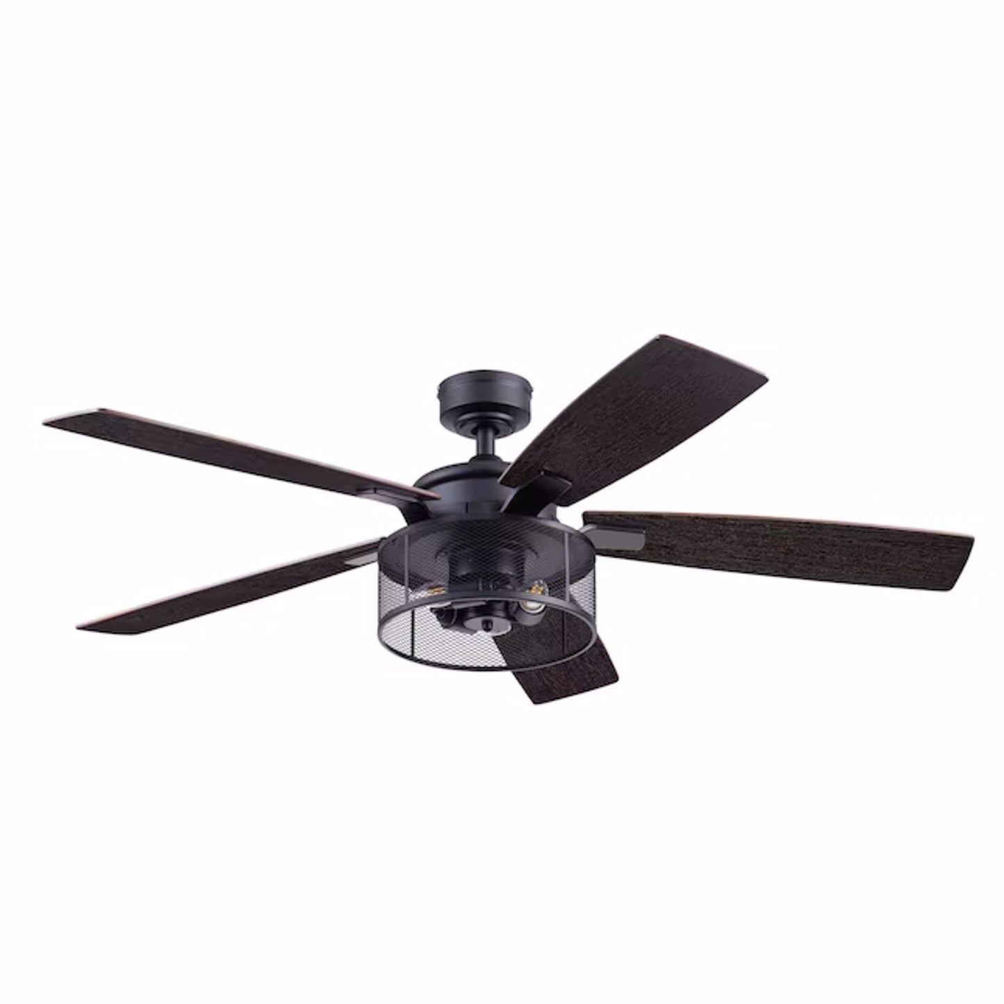Honeywell Carnegie Ceiling Fan, Quiet Motor and Remote Control, 52", Matte Black