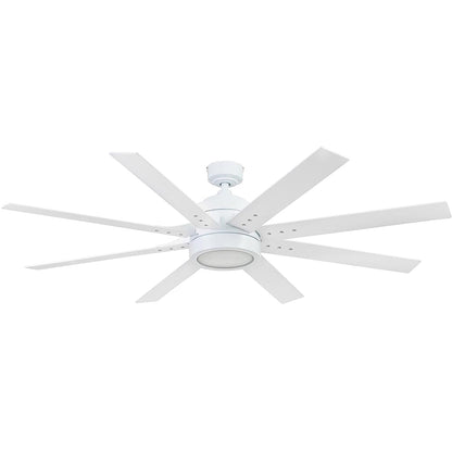 Honeywell Xerxes Ceiling Fan, Quiet Motor and Remote Control, 62", Bright White