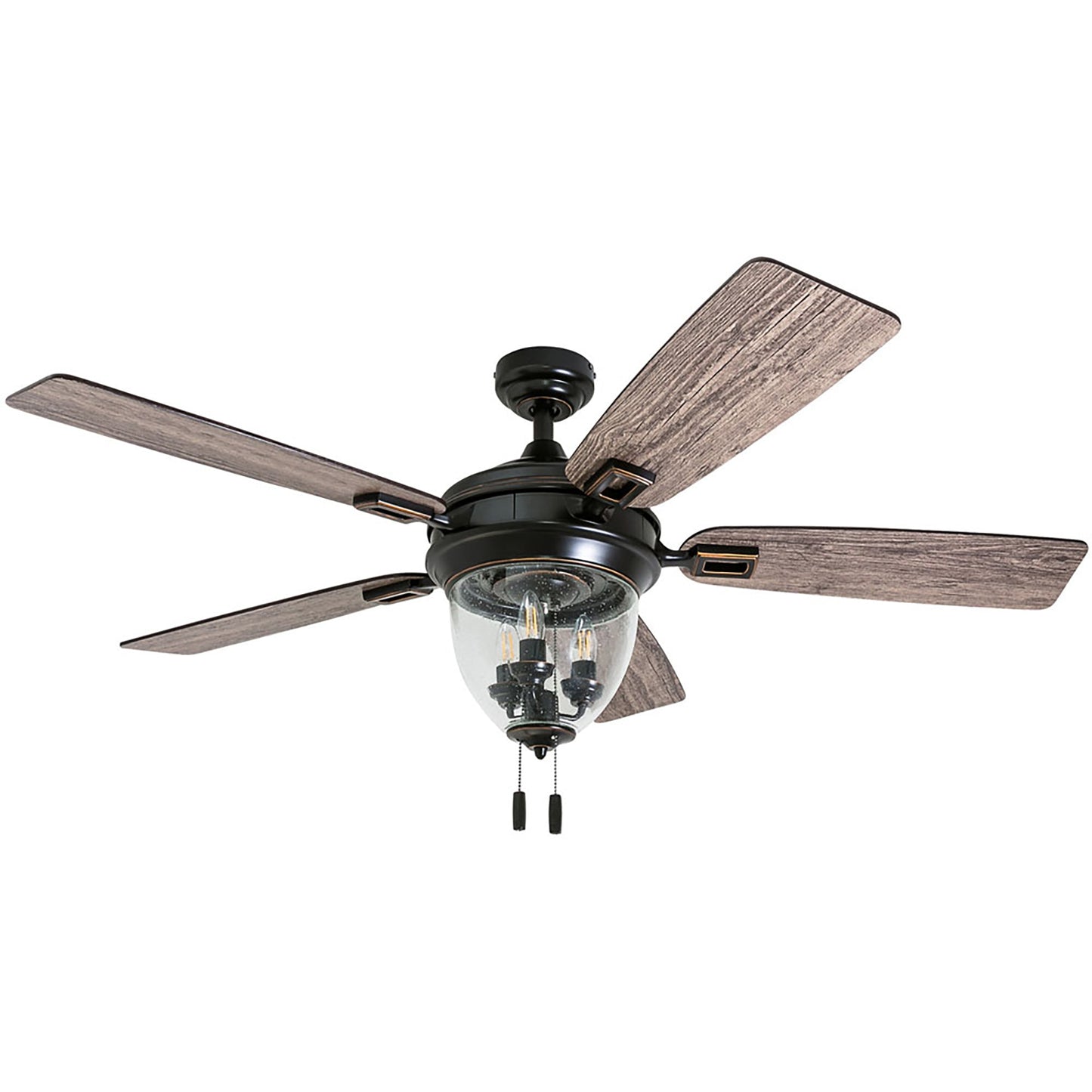 Honeywell Glencrest Ceiling Fan, Quite Motor and Pull Chain Control, 52", Bronze