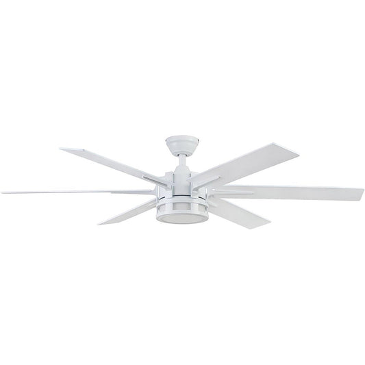 Honeywell Kaliza Ceiling Fan, Quiet Motor and Remote Control, 56", Bright White