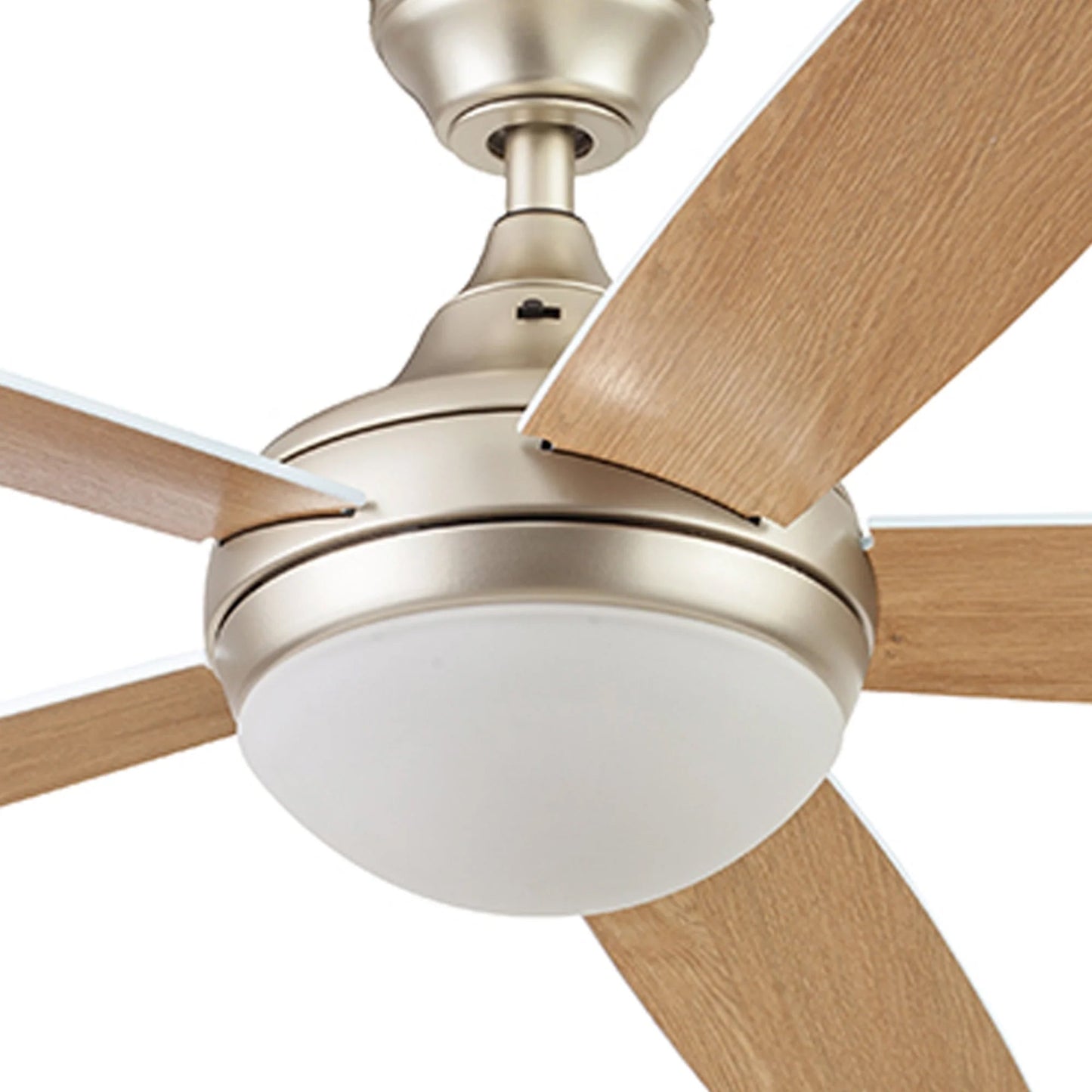 Prominence Home 52" Modern Ceiling Fan, Light, Remote Control Indoor, Soft Gold