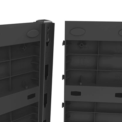 Tierra Verde 17-Inch x 17-Inch Flora Cube Planter Box for Patios or Decks, Black