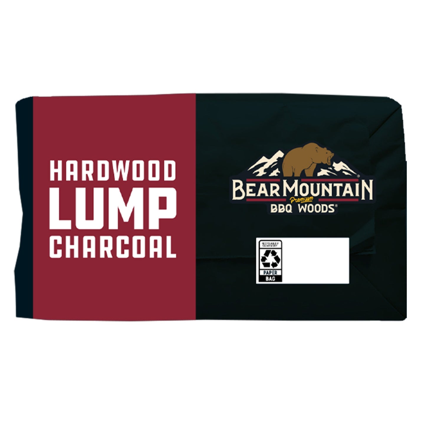 Bear Mountain BBQ Hardwood Lump Charcoal, Premium Grade for BBQ Grills, 16 Lbs