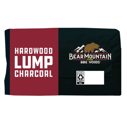 Bear Mountain BBQ Hardwood Lump Charcoal, Premium Grade for BBQ Grills, 16 Lbs