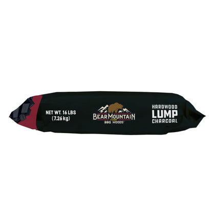 Bear Mountain BBQ Hardwood Lump Charcoal, Premium Grade for BBQ Grills, 16 Lbs