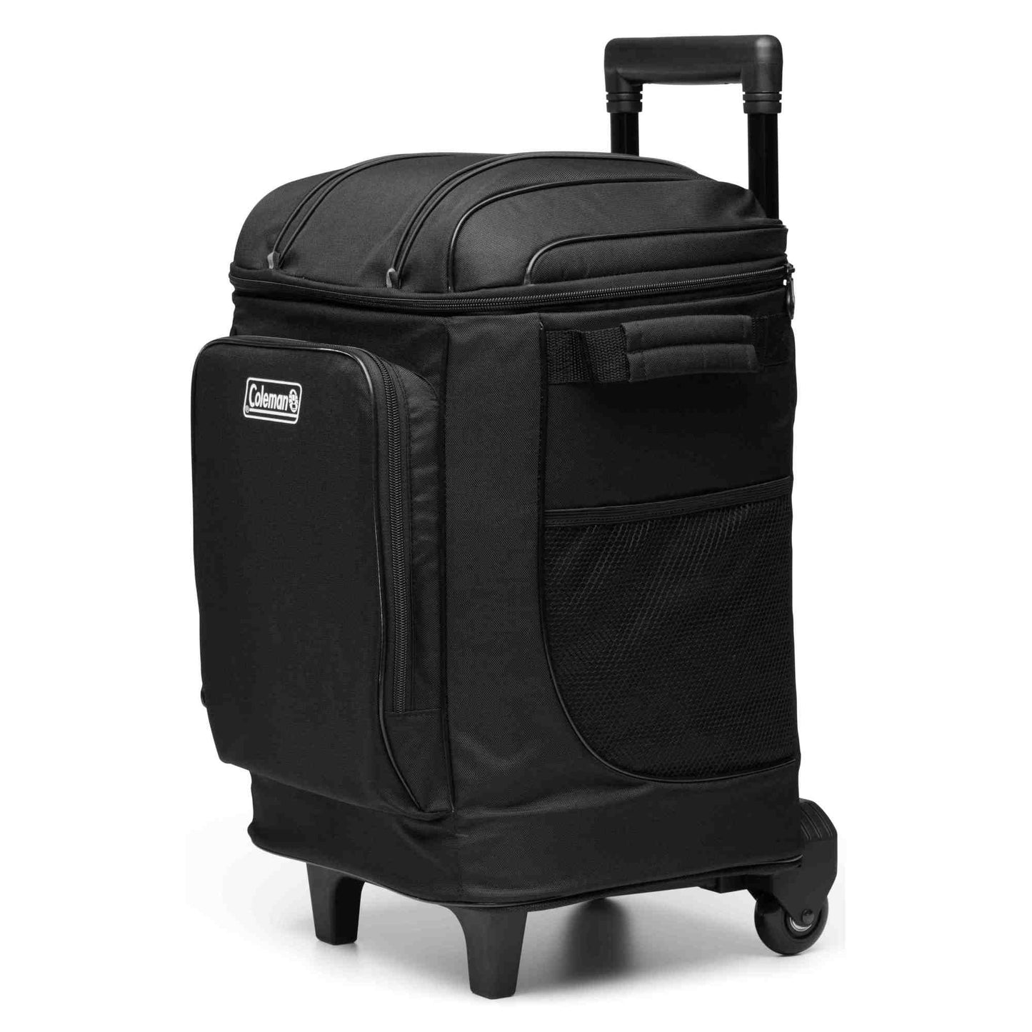 Coleman CHILLER 42-Can Soft-Sided Cooler w/ Wheels, Portable & Insulated, Black