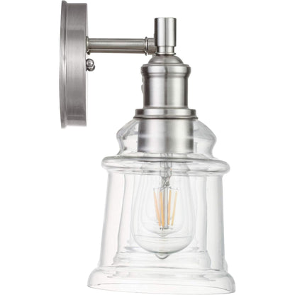 Prominence Home Eaton Ridge 3 Light Industrial Bathroom Vanity, Brushed Nickel