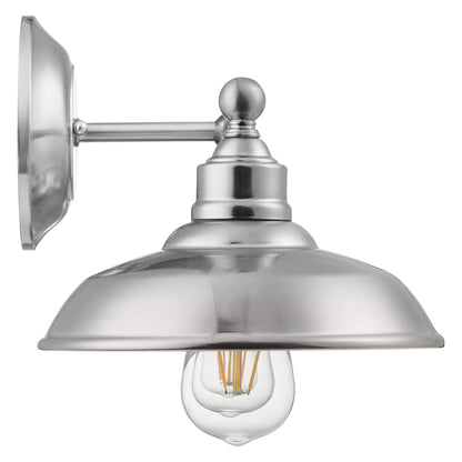 Prominence Home Lyndan 3 Light Industrial Bathroom Vanity Light, Brushed Nickel