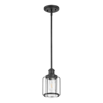 Prominence Home Lincoln Woods 1 Light Kitchen Island Linear Pendant Bar Light