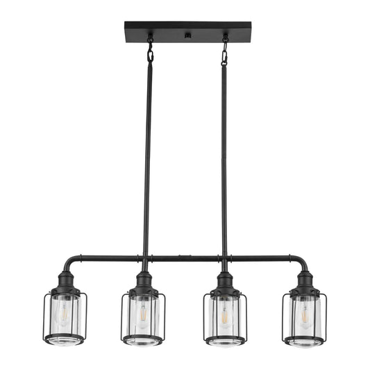 Prominence Home Lincoln Woods 4 Light Kitchen Island Linear Pendant Bar Light