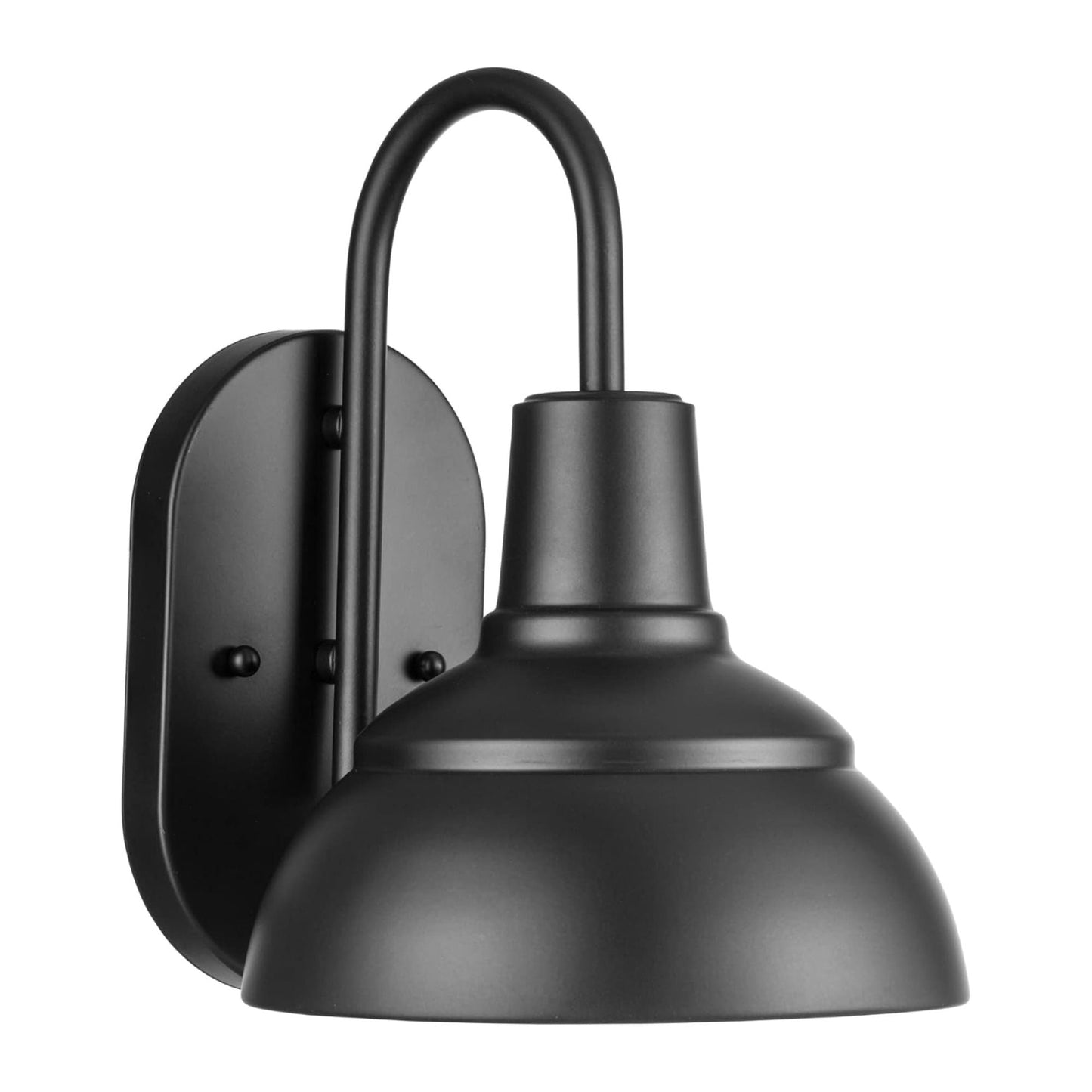 Prominence Home Brightondale Industrial Outdoor Scone Lantern Coach Light, Black