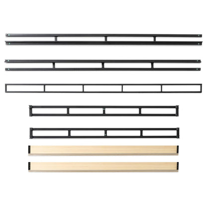 Best Price Mattress 4-Inch Metal Box Spring with Sturdy Steel Frame, Twin, Blue