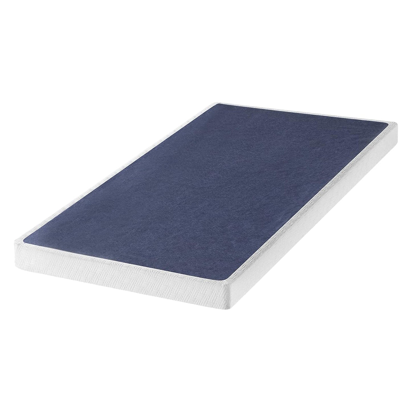 Best Price Mattress 4-Inch Metal Box Spring with Sturdy Steel Frame, Twin, Blue