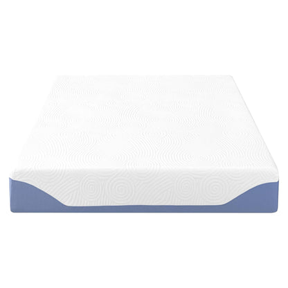Mellow 10-Inch Cooling Gel-Infused Memory Foam Bed Mattress, Medium-Firm, Queen