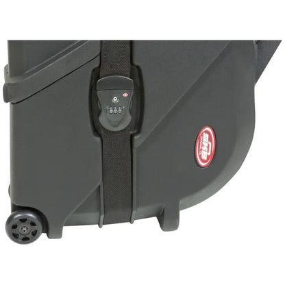 SKB ATA Roto Electric Bass Guitar Hard Case with TSA Locking Latches, Black