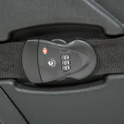 SKB ATA Roto Electric Bass Guitar Hard Case with TSA Locking Latches, Black