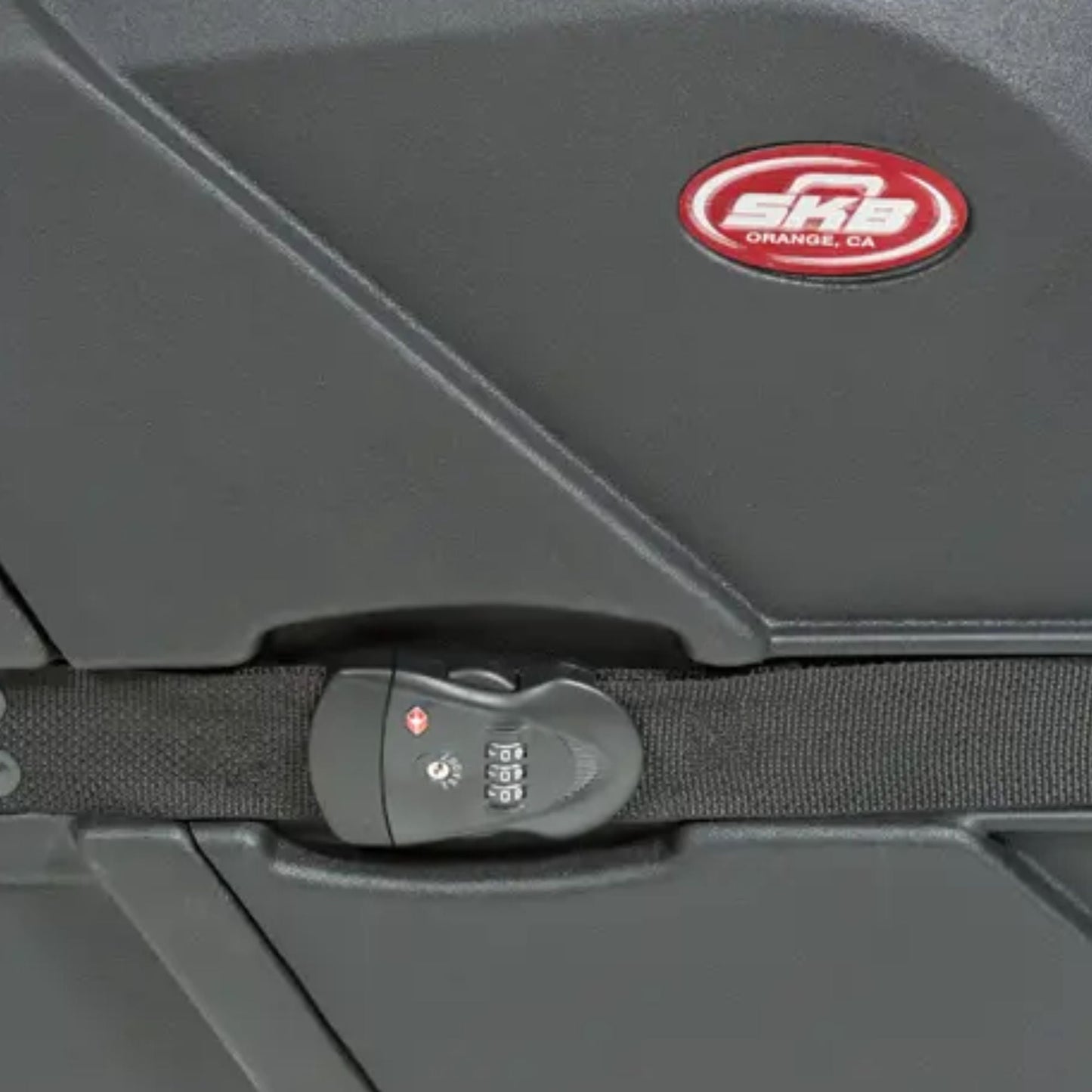 SKB ATA Roto Electric Bass Guitar Hard Case with TSA Locking Latches, Black