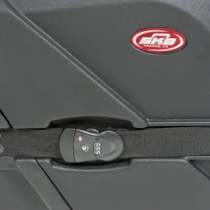 SKB ATA Roto Electric Bass Guitar Hard Case with TSA Locking Latches, Black