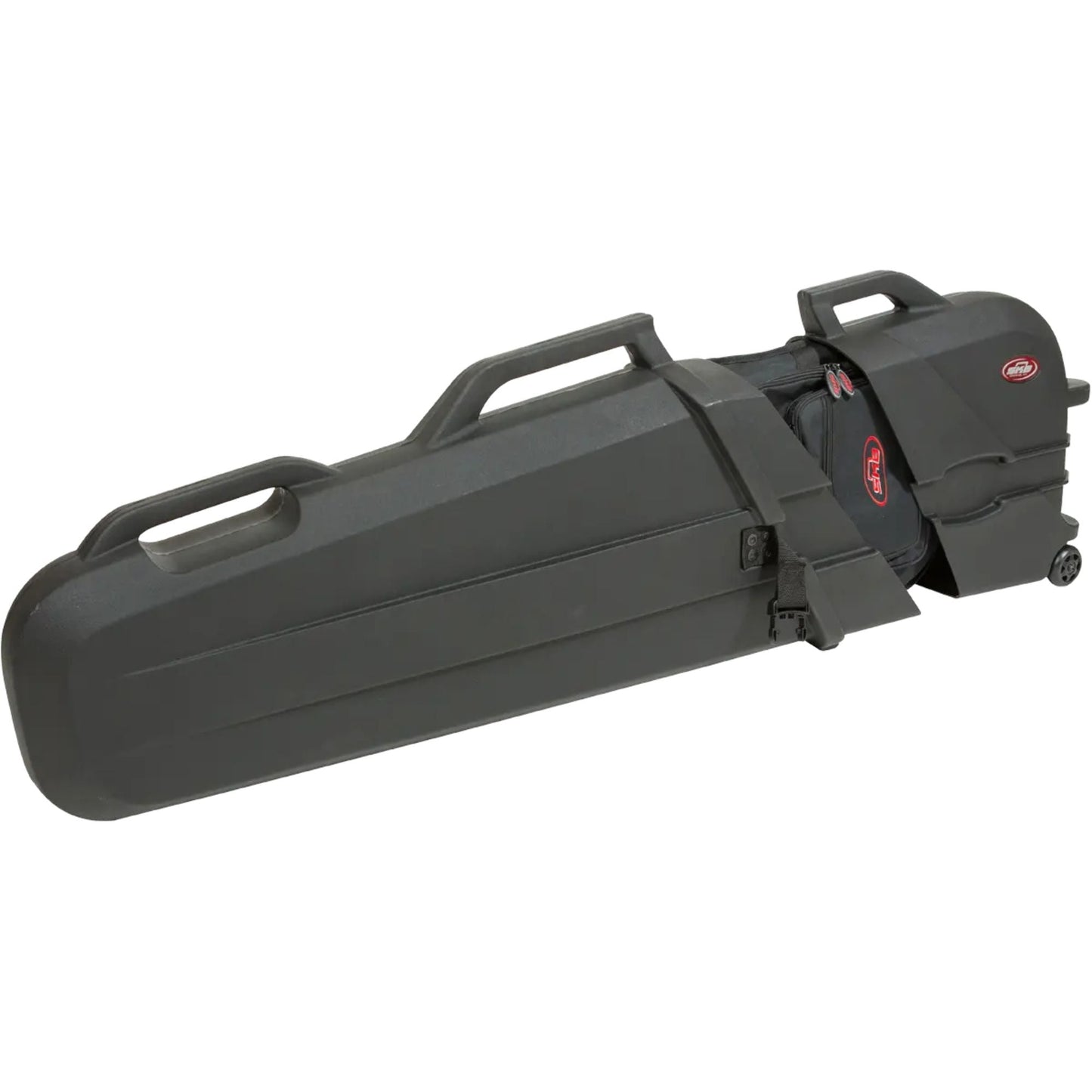 SKB ATA Roto Electric Bass Guitar Hard Case with TSA Locking Latches, Black