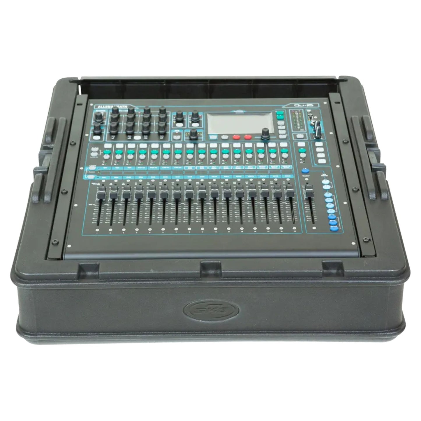 SKB Roto Rack/Mixer Top Console, 10U Slanted Rackmount with, Hard Lid and Door
