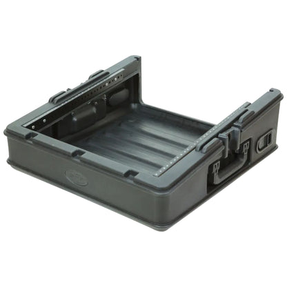 SKB Roto Rack/Mixer Top Console, 10U Slanted Rackmount with, Hard Lid and Door