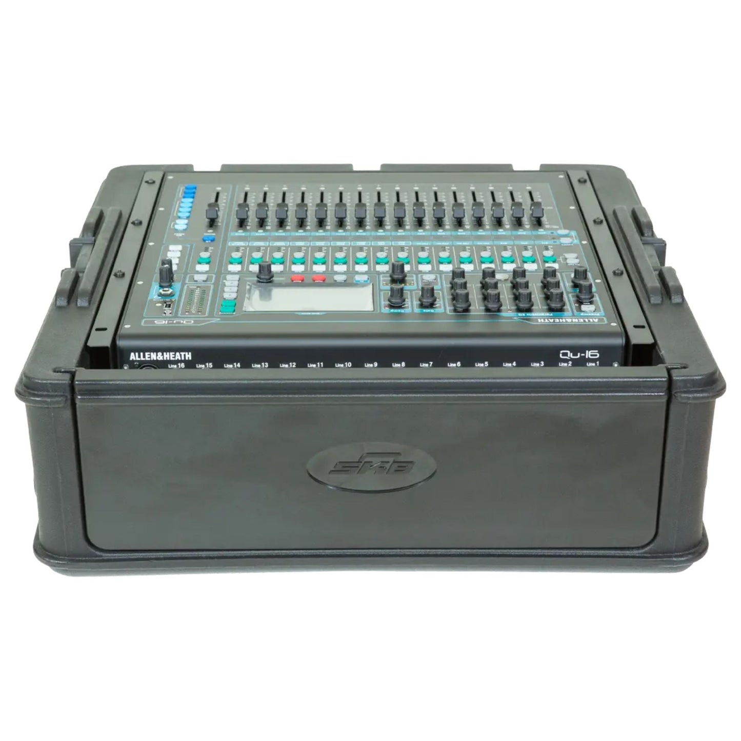 SKB Roto Rack/Mixer Top Console, 10U Slanted Rackmount with, Hard Lid and Door