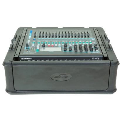 SKB Roto Rack/Mixer Top Console, 10U Slanted Rackmount with, Hard Lid and Door