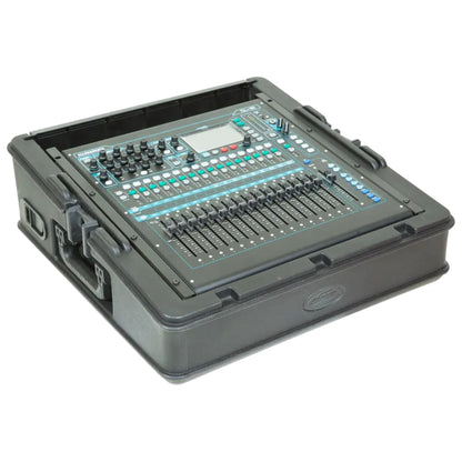 SKB Roto Rack/Mixer Top Console, 10U Slanted Rackmount with, Hard Lid and Door