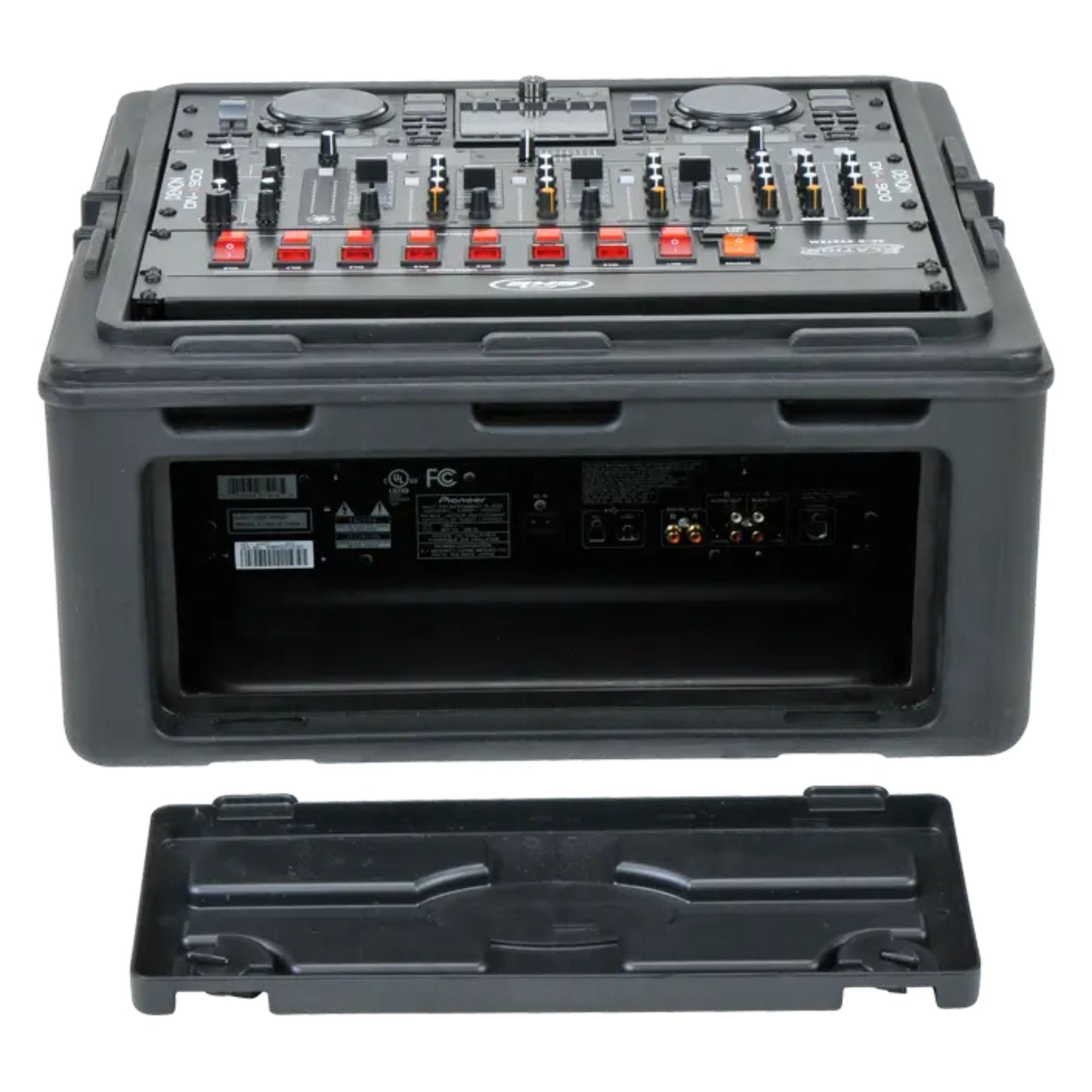 SKB Roto Rack/Mixer Console, 10U Slanted Rackmount on top, 2U Rackmount in Front