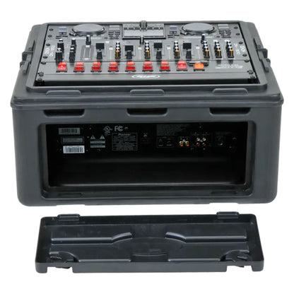 SKB Roto Rack/Mixer Console, 10U Slanted Rackmount on top, 2U Rackmount in Front
