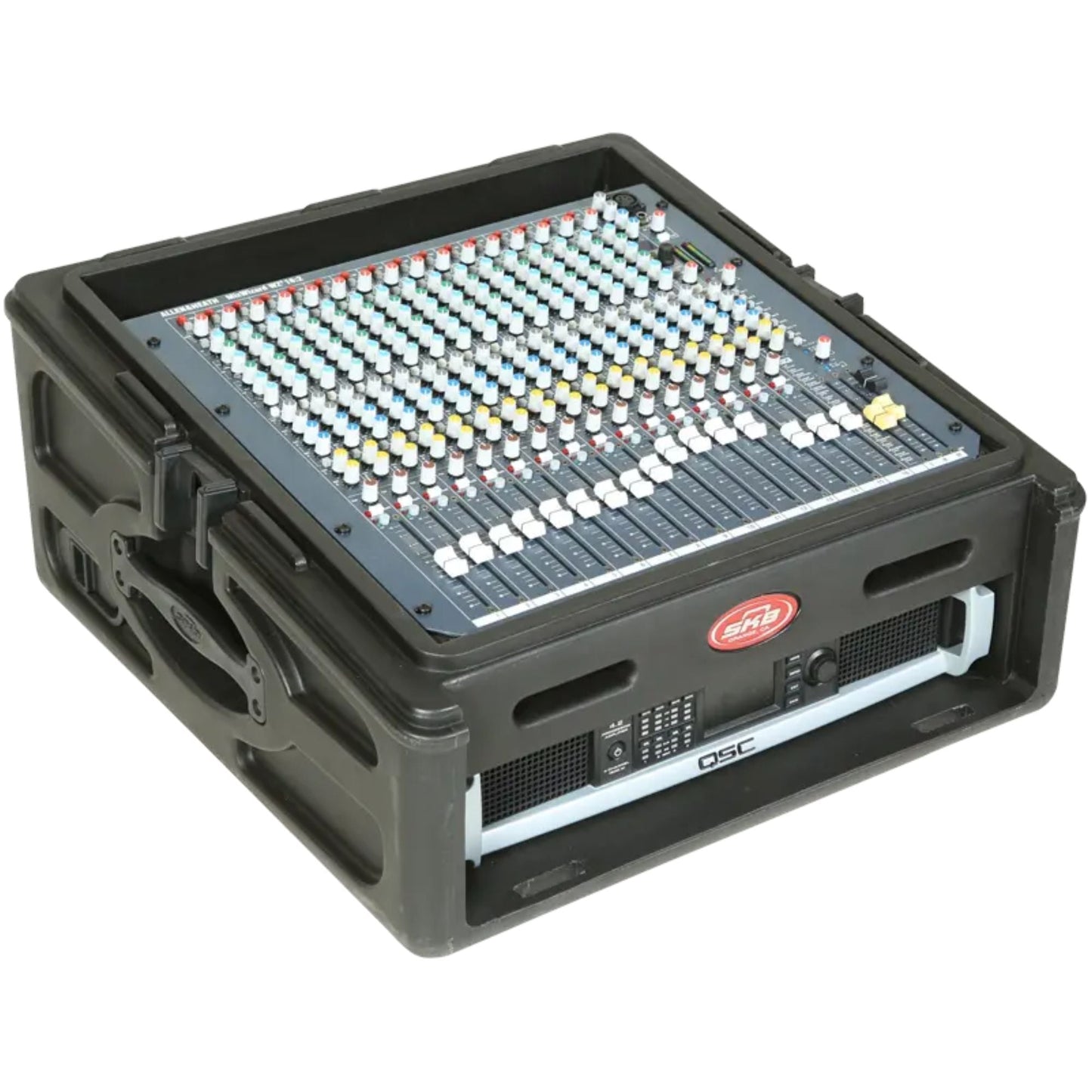 SKB Roto Rack/Mixer Console, 10U Slanted Rackmount on top, 2U Rackmount in Front