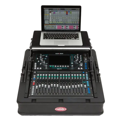 SKB Steel Rack Ears Mounting Hardware for Allen & Heath SQ5 Mixer Storage, Black