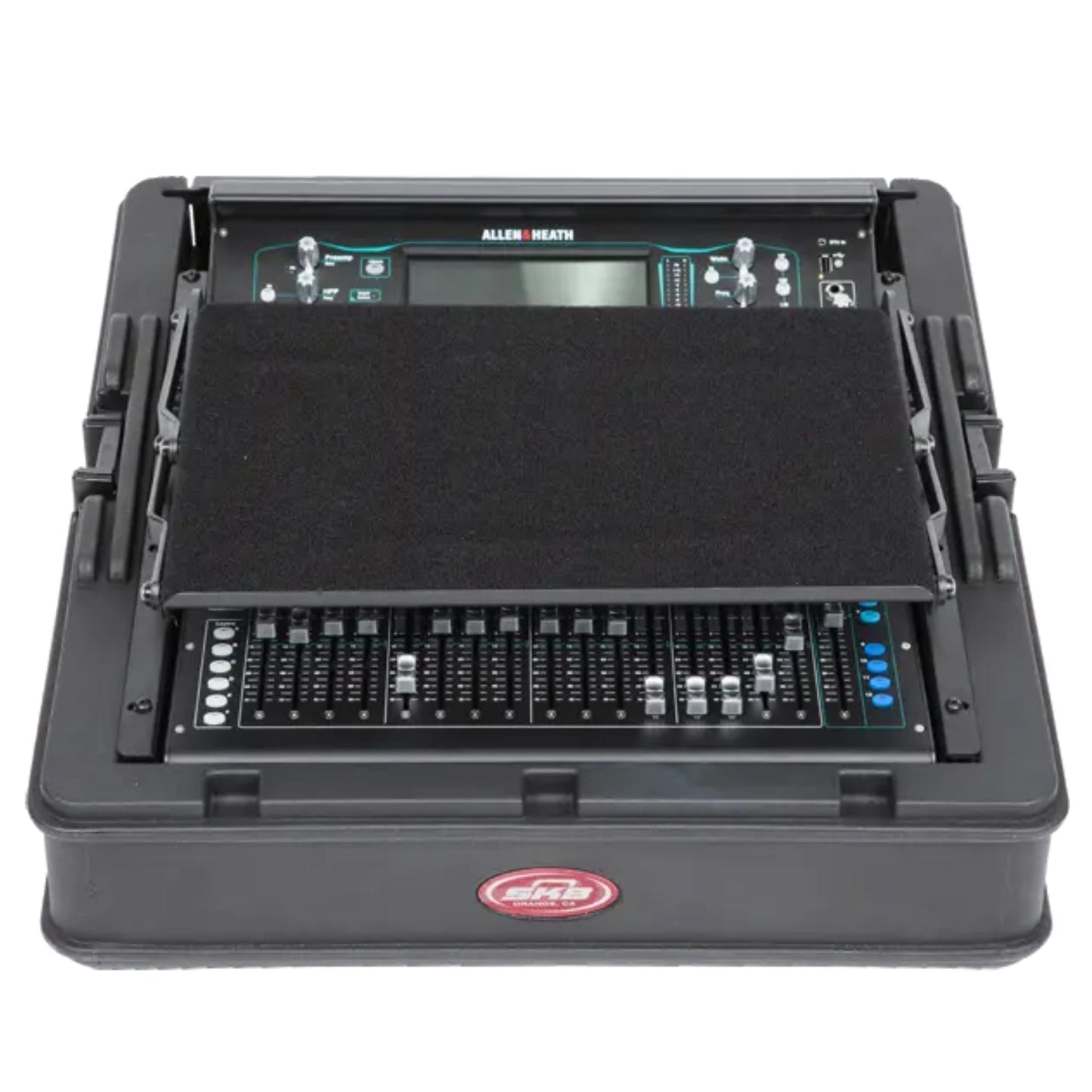 SKB Steel Rack Ears Mounting Hardware for Allen & Heath SQ5 Mixer Storage, Black