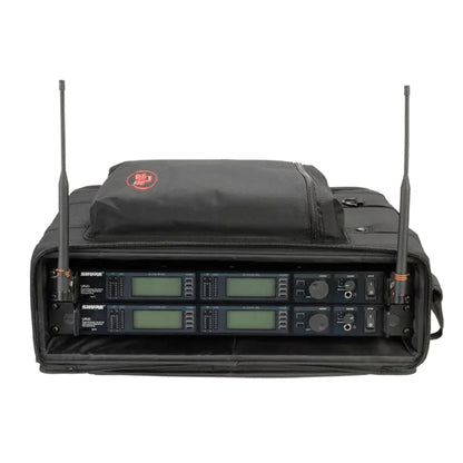 SKB Cases 2U Soft Rack Case for Wireless Microphone Systems with Steel Rails