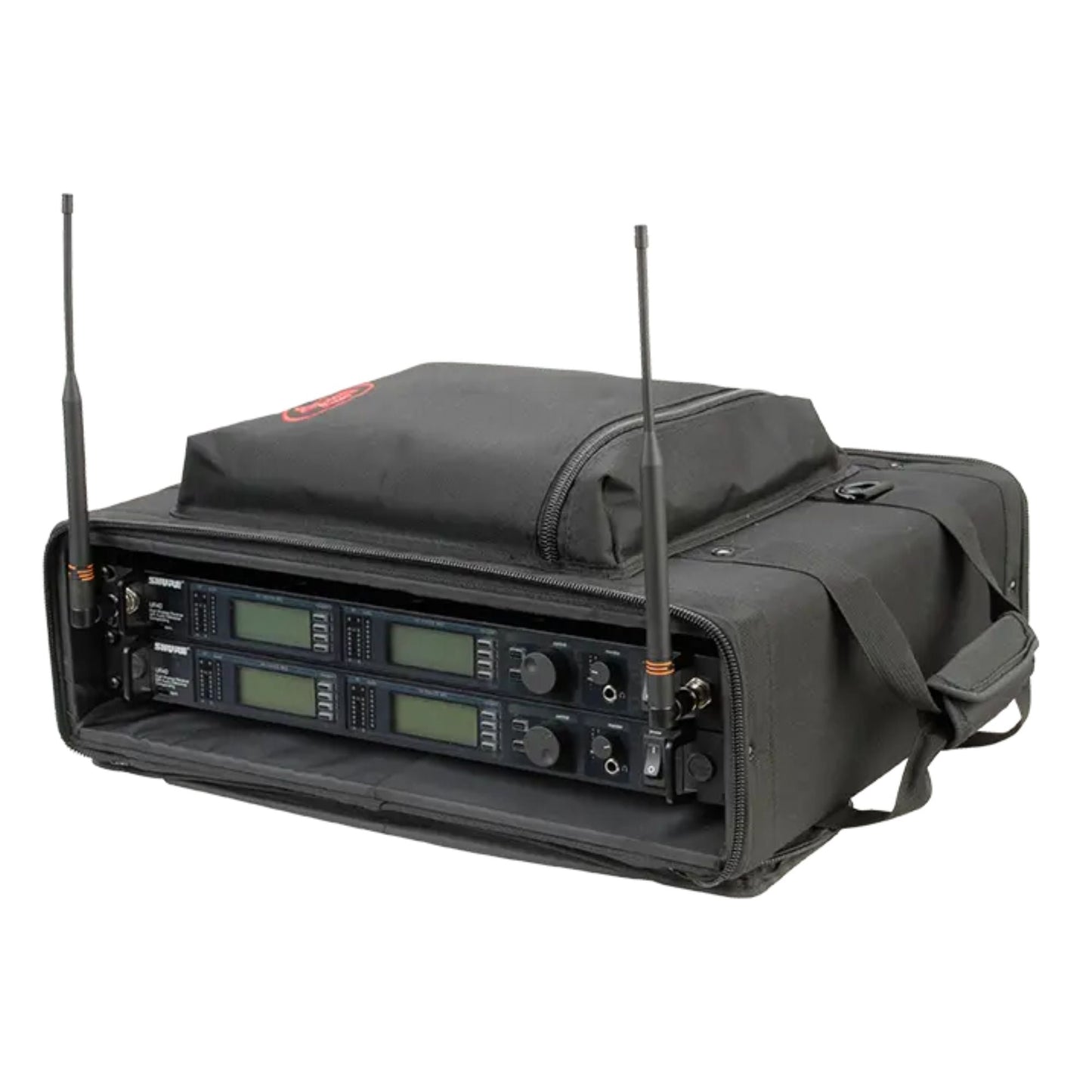 SKB Cases 2U Soft Rack Case for Wireless Microphone Systems with Steel Rails
