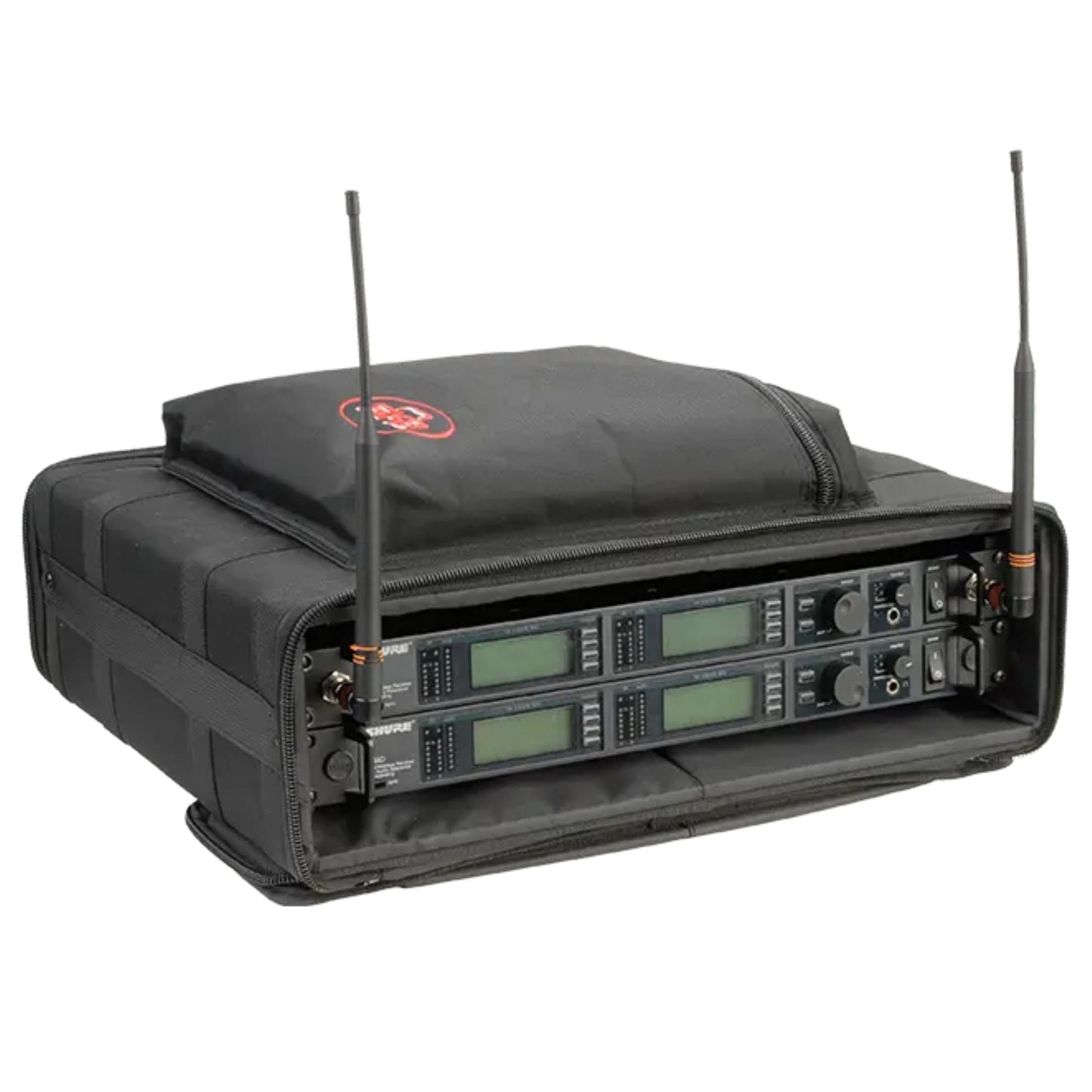 SKB Cases 2U Soft Rack Case for Wireless Microphone Systems with Steel Rails